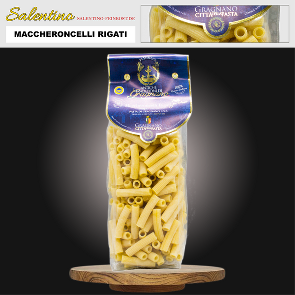 Handwerkliche Pasta, Pasta Maccheroni, italiensiche Pasta, online bestellen, online kaufen, Pasta di Gragnano Napoli