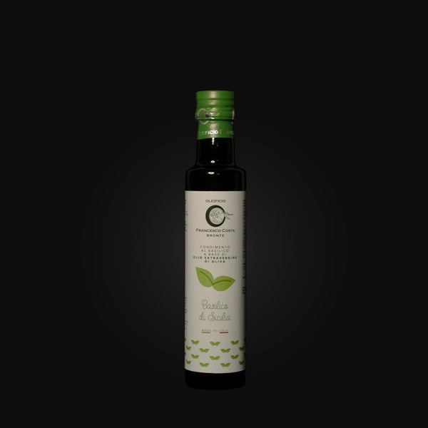 Aromatisiertes Basilikum-Olivenöl-Salentino Feinkost