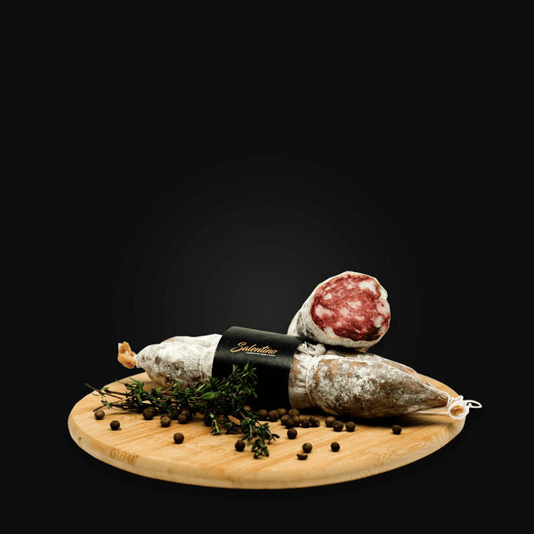 Knoblauch Salami-Salami-Salentino Feinkost